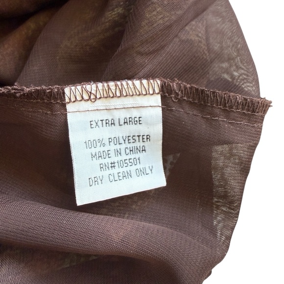 Double D Ranch Western Print Dress Beaded Embellished Boho Cowgirl XL Leopard - Picture 10 of 15